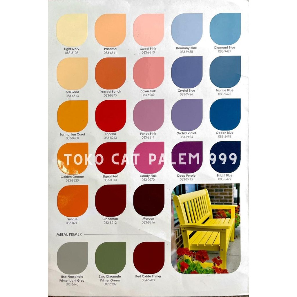 Cat Minyak / Cat Kayu / Cat Besi Danalac / Dana Paint 1 Kg #Gratisongkir