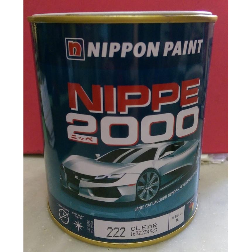 Cat Duco Nippe 2000 Clear / Cat Besi Kayu Mobil 1 Kg Transparan #Gratisongkir