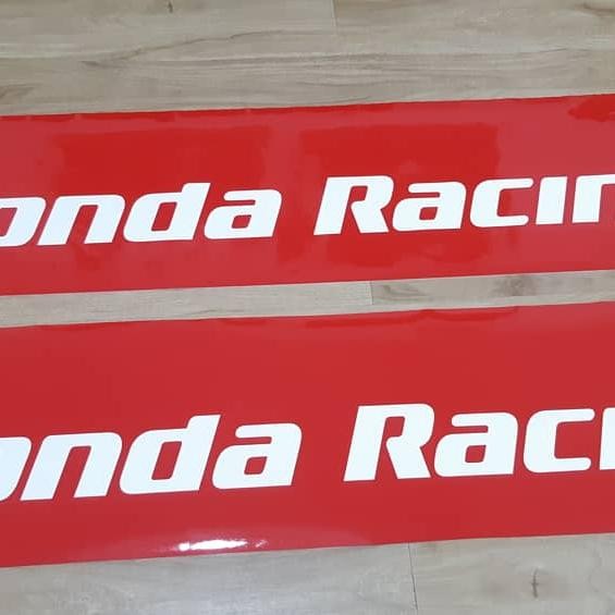 Stiker Windshield Banner Kaca depan bagian atas mobil Honda Racing
