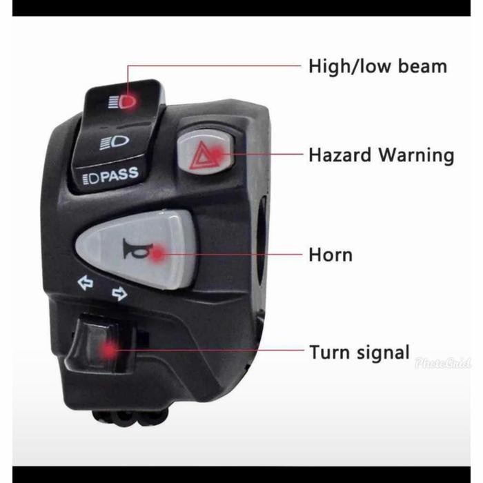 Saklar Kiri Domino Holder Kiri Domino Universal Nmax Pcx Lexi Mio Beat