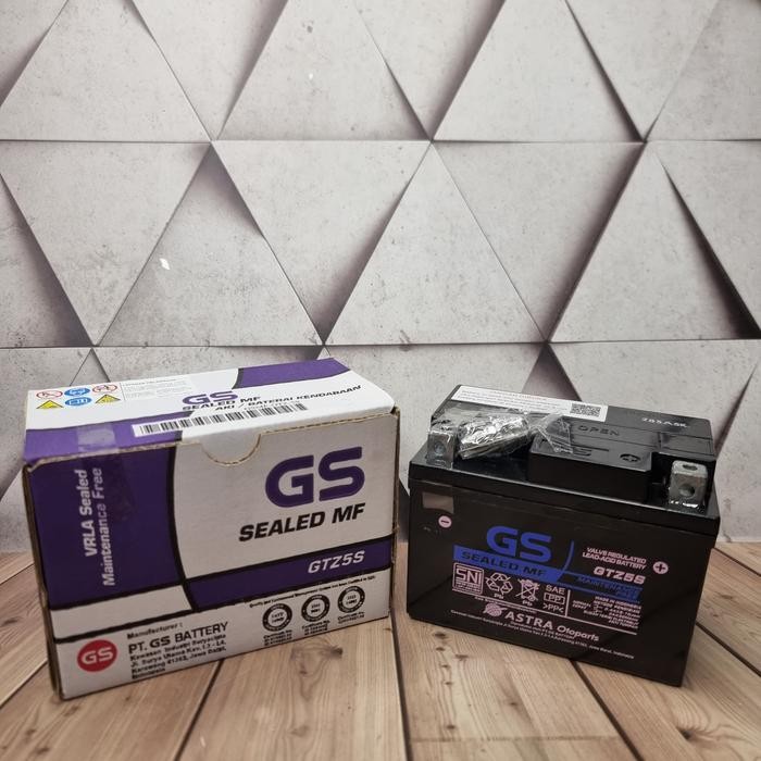 Aki Motor Astra GS GTZ5s Beat F1 FI CW Injeksi Accu Kering MF