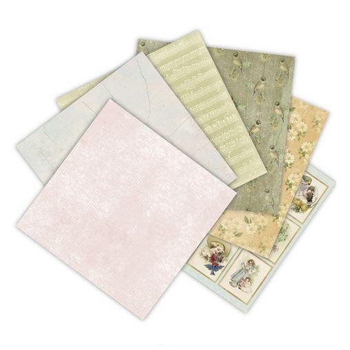

SCRAPBOOKING PATTERNED PAPER 6"X6" - JOYOUS CHILDHOOD (24 SHEETS) KODE 1007