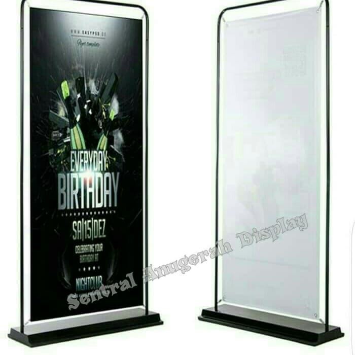 

TRIPOD DISPLAY BANNER STAND/DOOR FRAME STAND Besi 1 sisi uk 60x160