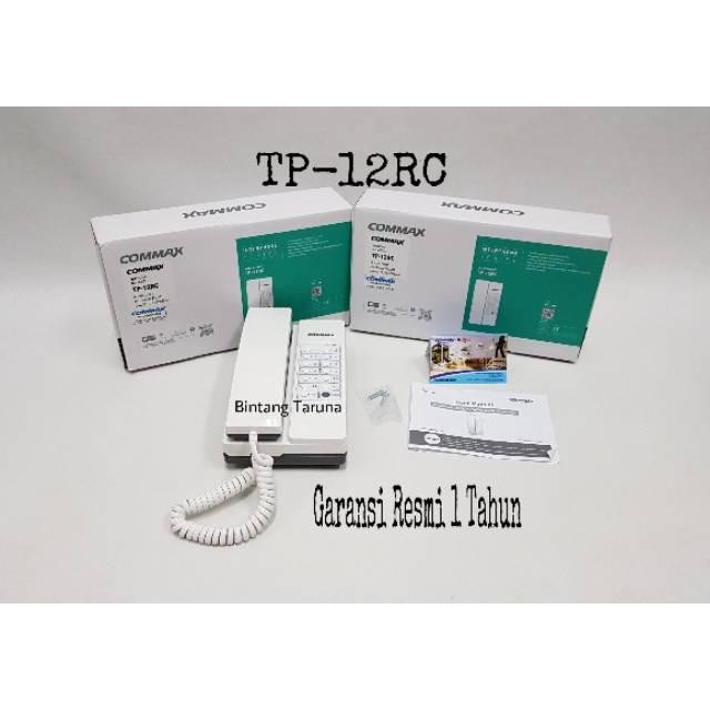 [Expert] Intercom Commax TP 12RC Interphone Commax TP12RC Commax Interphone