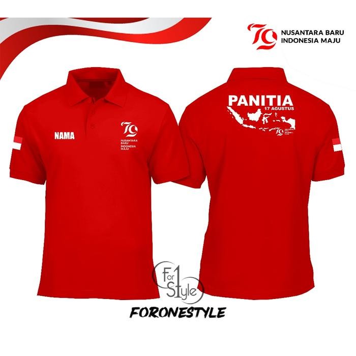 Best Seller Kaos 17 Agustus 2022 Baju Agustus Dirgahayu Indonesia Lengan Panjang Grab/Gosend