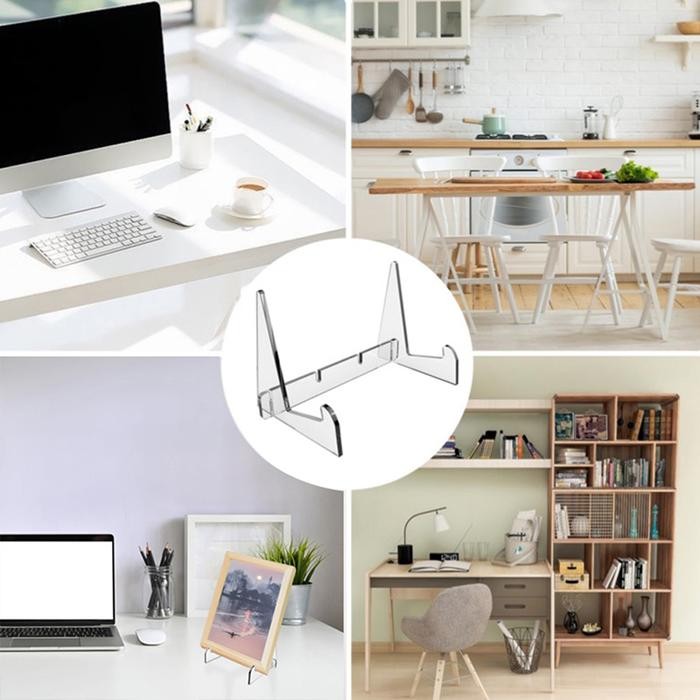 

HOT SALE! Acrylic Book Stand Clear Book Easel With Display Stand Display Shelf With Support S For