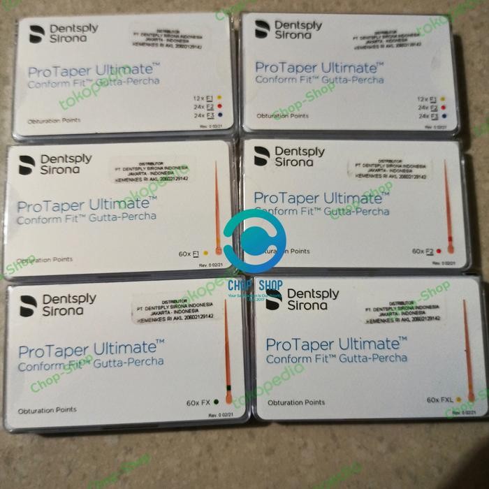 Original Dentsply Gutta Percha Protaper Ultimate Gutap Endo Obturasi