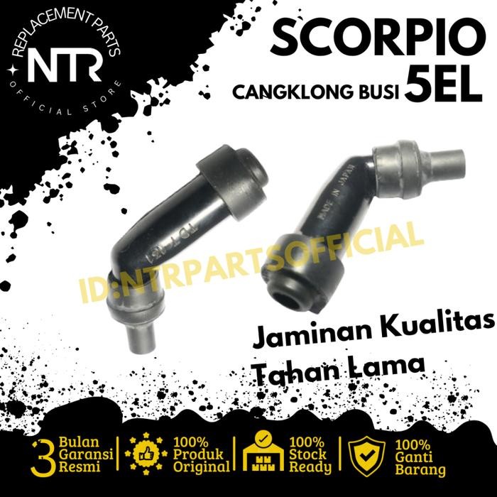 Terbaru Cap Noise suppressor Cangklong Tutup Busi Scorpio Z Original NTR