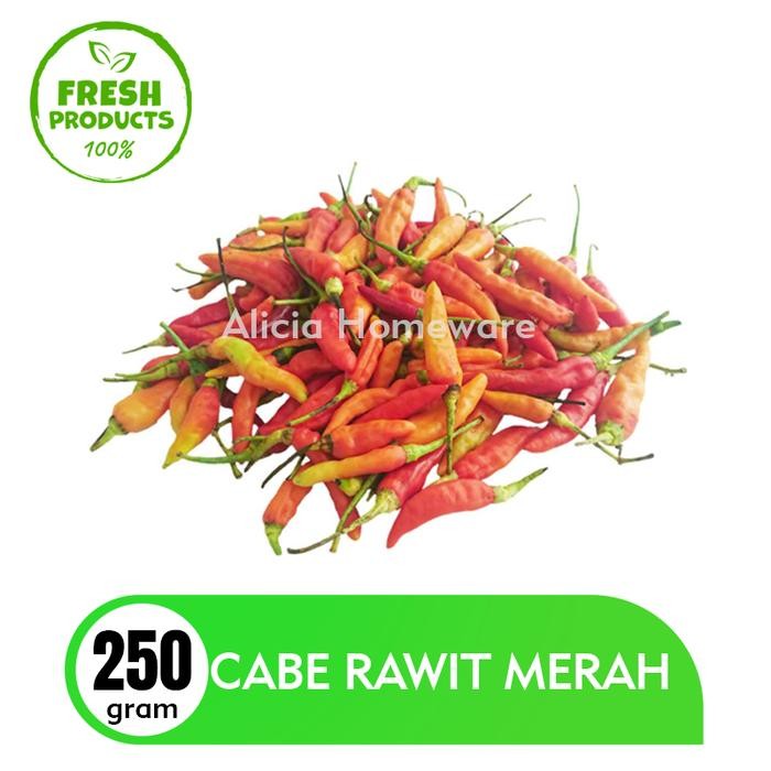

New Cabai Rawit Merah / Cabe Rawit Merah 250 gram
