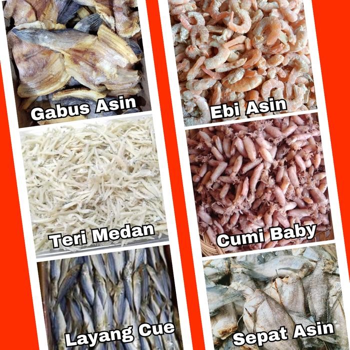 

New Aneka Ikan Asin Kemasan Vakum 500 Gram