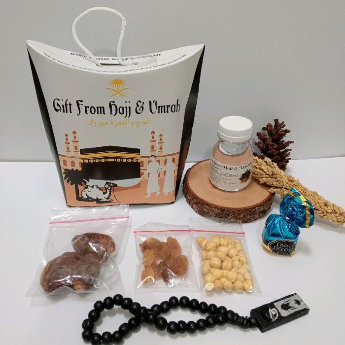 

Paket B Oleh-Oleh Haji & Umroh Coklat kunci + tasbih (isi 25) souvenir Gift Makanan Food Snacks