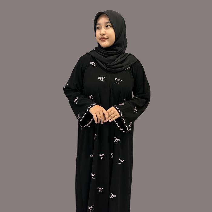 Abaya Arrabian Turkey Gamis Hitam Kekinian Terbaru - Salaf Boutique