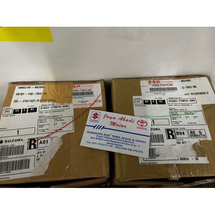 Shock breaker depan ertiga original SGP