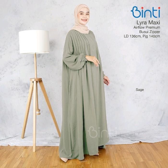 ENTER DRESS JUMBO LYRA BAHAN AIRFLOW LD 136 XXXL 3XL GAMIS JUMBO TERBARU Muslim Wanita Maxi