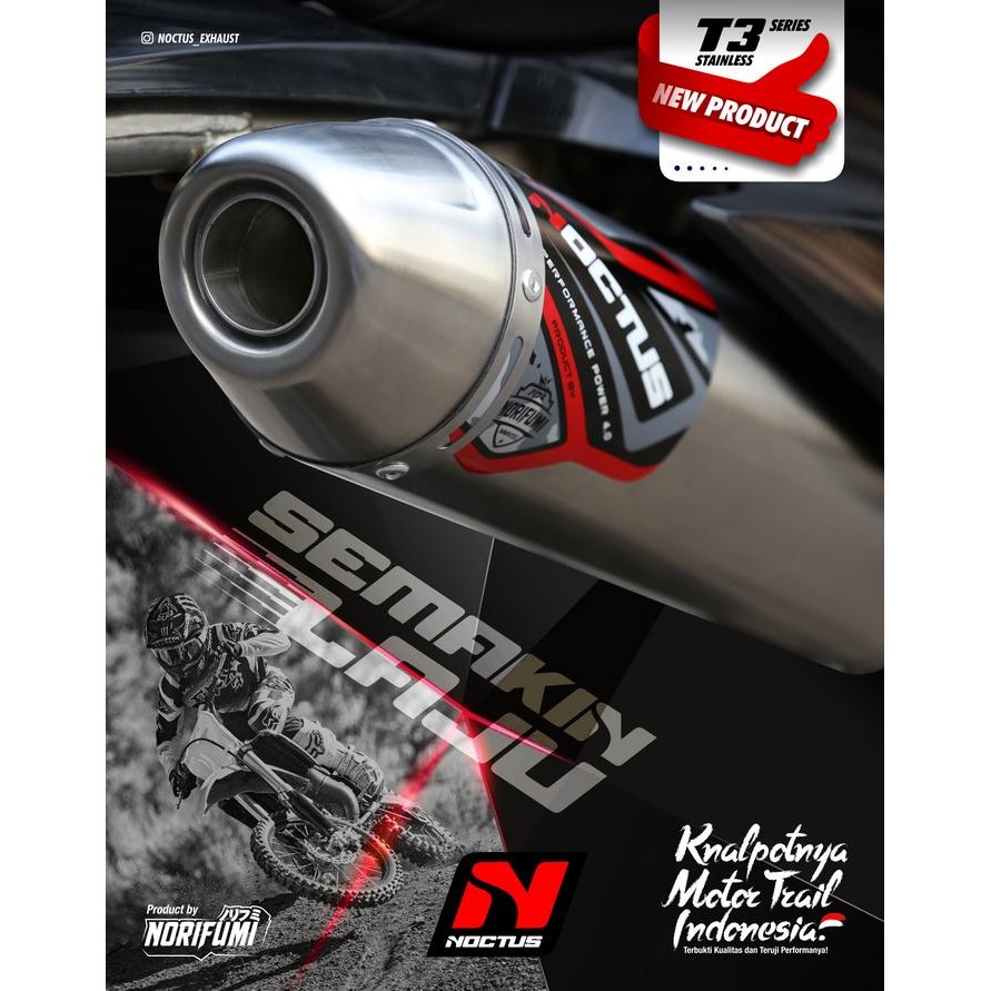 Knalpot Noctus T3 Crf150 Klx150
