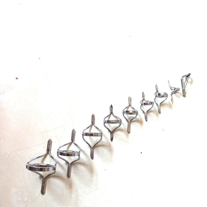 RING GUIDE BAKAU XBG ROD GUIDE ISI 9 PCS /SET