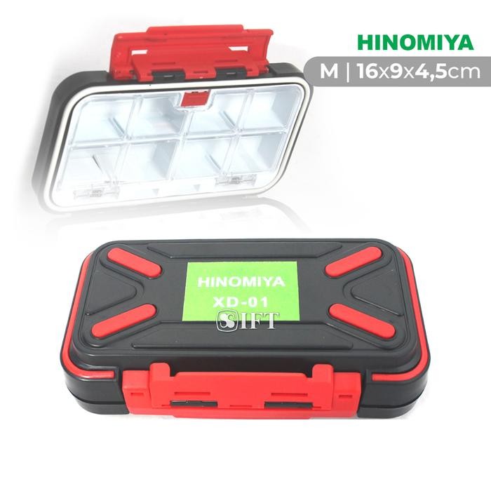 Kotak Kail Hinomiya WATERPROOF BOX XD-01 (M) 2 sisi