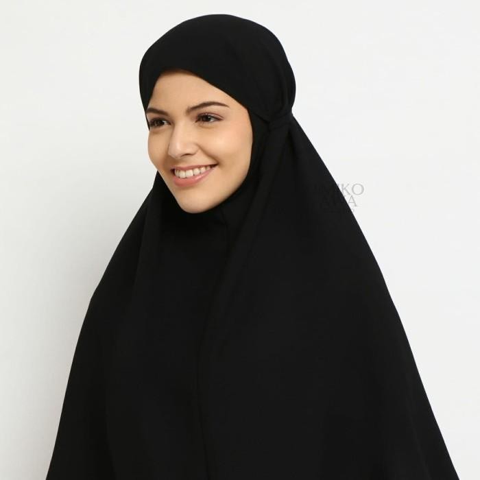 Emikoawa bergo hijab jilbab instan khimar tali maryam Diamond Panjang Muslim Kerudung