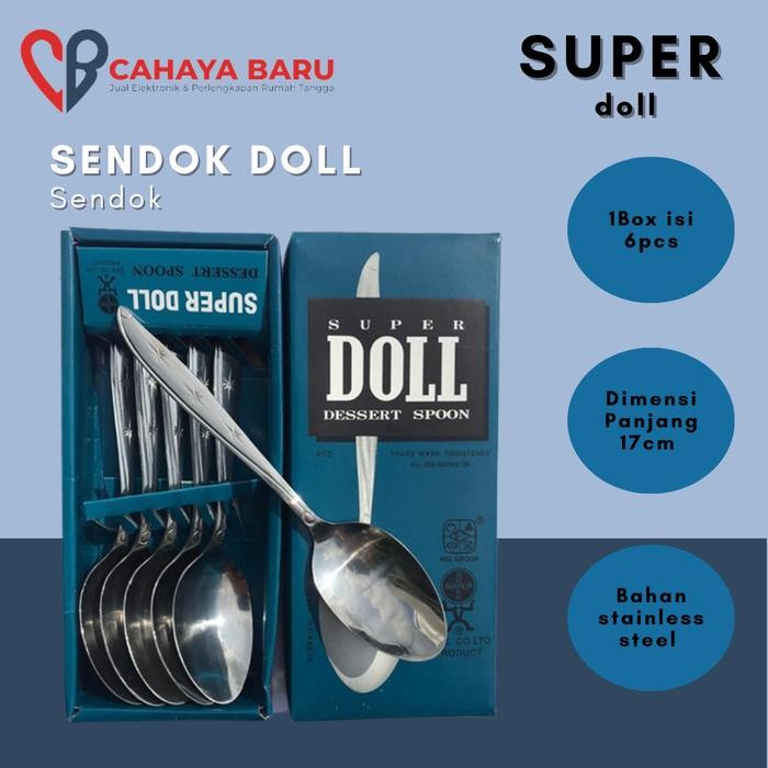NEW SENDOK MAKAN SUPER DOLL/ SENDOK DOLL