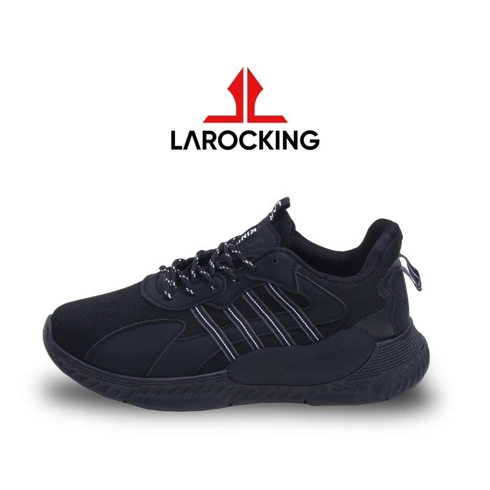 Larocking - Saka Hitam Sepatu Sneakers Casual Gym