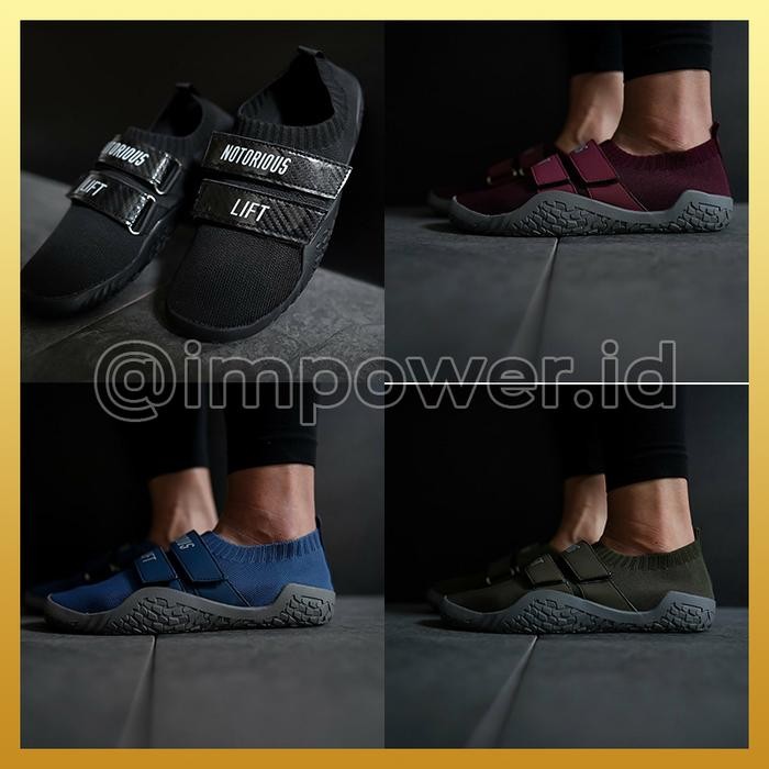 Notorious Lift Sumo Sole Deadlift Slipper/Slippers Sepatu Gym Fitness