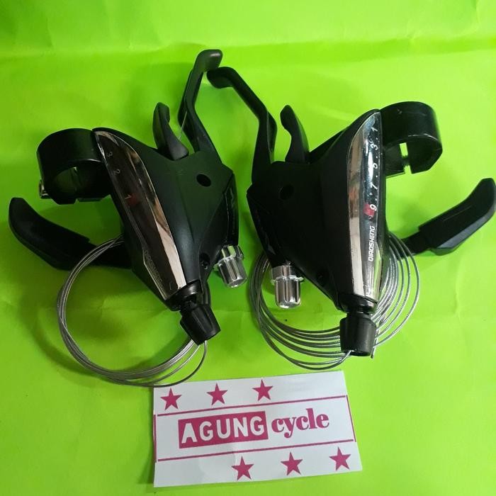 BRIFTER SHIFTER SEPASANG KIRI KANAN 3 X 7 8 9 SPEED HANDLE BRAKE EF65