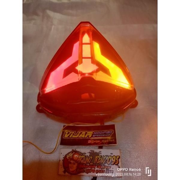 stoplamp new CB150R custom lazy sein running/lampu stoplamp new CB150R custom lazy sein
