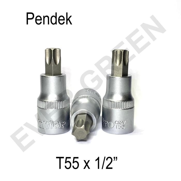 Mata Sok Bintang T55 Multipro Kunci Shock Bintang Star Bit Hex T 55