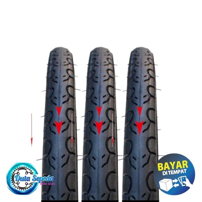 Ban luar sepeda 16 x 1 3/8 lipat, minion 16X13/8 atau 16 plus