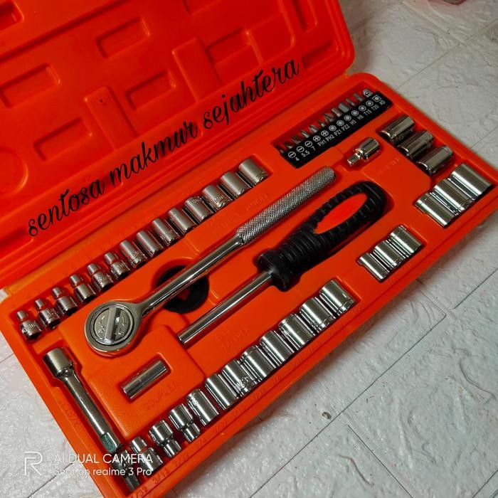 Kenmaster Kunci Sok Set 54 Pcs Kenmaster- Kunci Sock Set- Tool Kit