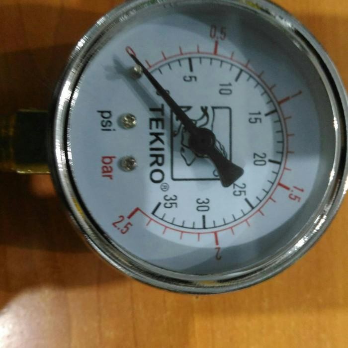 pressure gauge manometer tekiro 2 5 bar