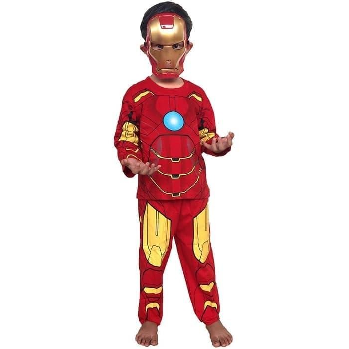 ORIGINAL Baju Kostum Topeng (Anak) - IronMan - READY STOCK