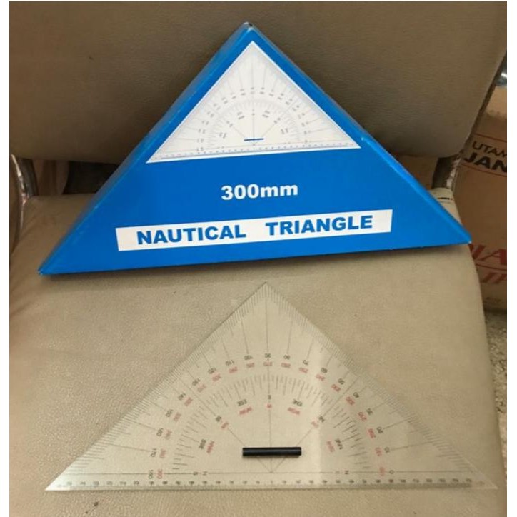 

penggaris segitiga / nautical triangle