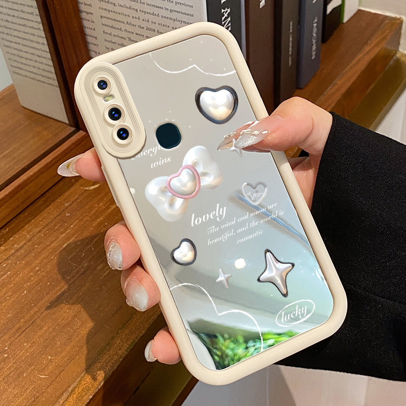 Casing Hp Untuk VIVO V15 Case Casing pola Cinta ikatan simpul Kasing HP Kesing pelindung Silikon Sof