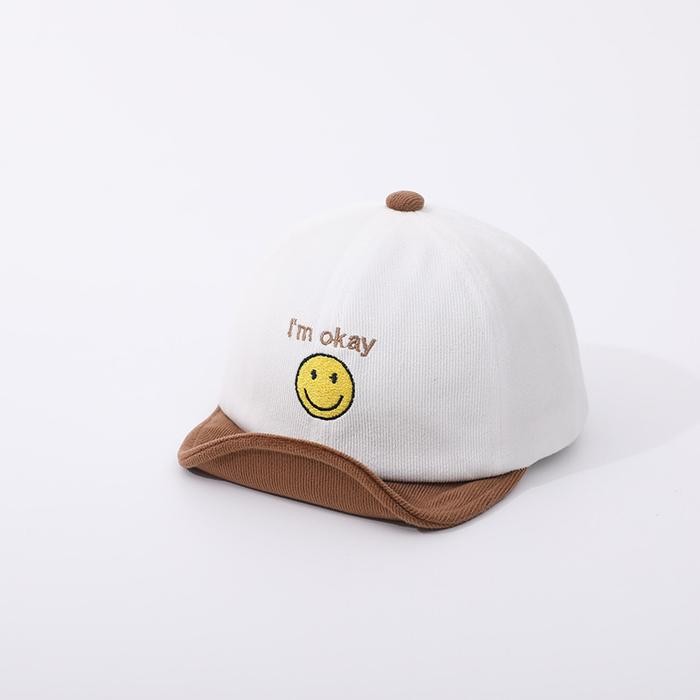 Brownieground 1-3 Tahun Bisa Cod -Topi Anak Bayi Balita Import Model Imokay Untuk Anak Laki-Laki