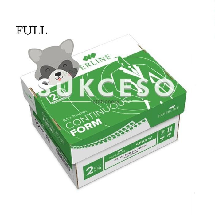 

Paperline PPL Continous Form 2 Ply Warna / Kertas CF K2 W