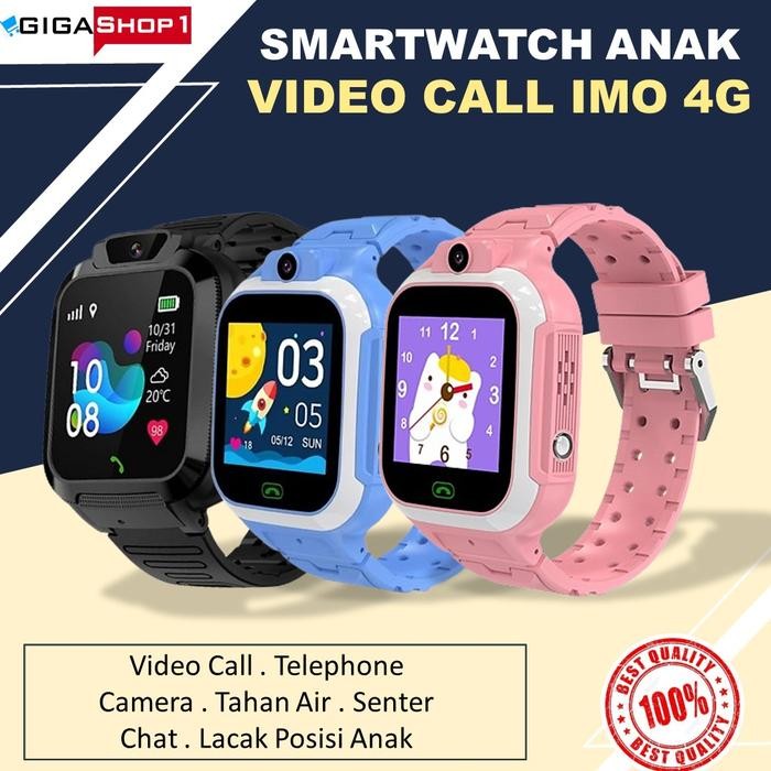 Jam Tangan Smartwatch Imo Video Call 4G Aimo Anak Tahan Anti Air Murah