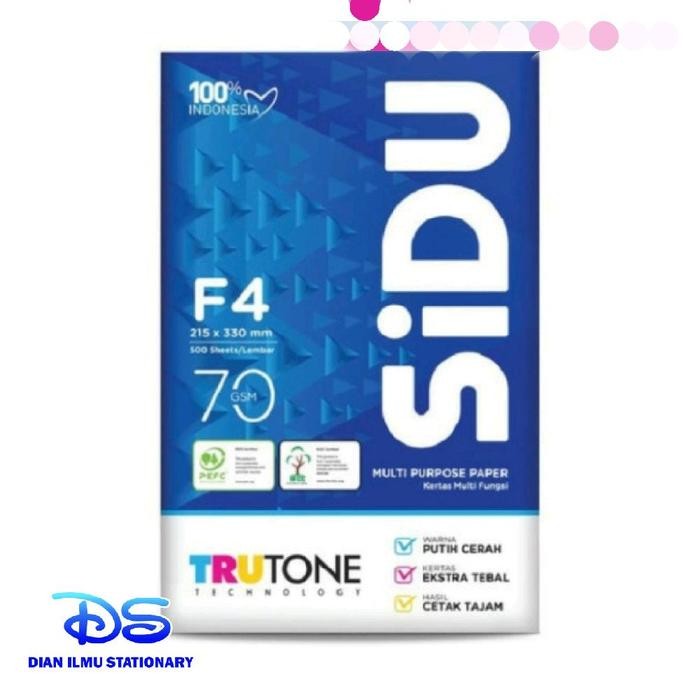 

Kertas HVS SIDU F4 70gr sinar dunia paper
