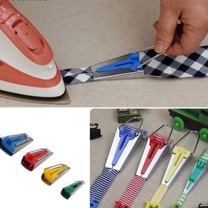 

ALAT PEMBUAT BISBAN / BIAS TAPE MAKER / CORONG PEMBUAT BIAS TAPE