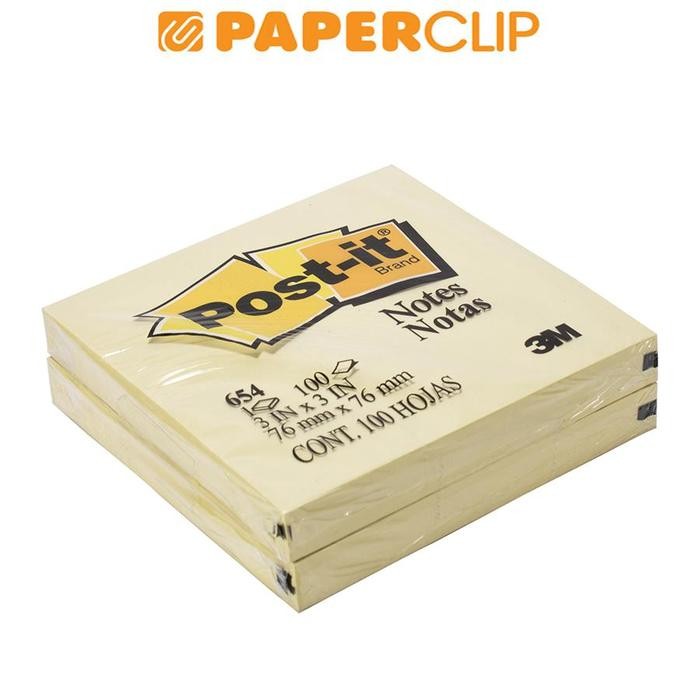 

POST IT 3M 654 3X3 YELLOW ISI