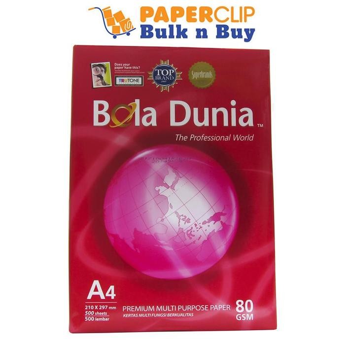 

KERTAS FOTO COPY BOLA DUNIA 80 A4