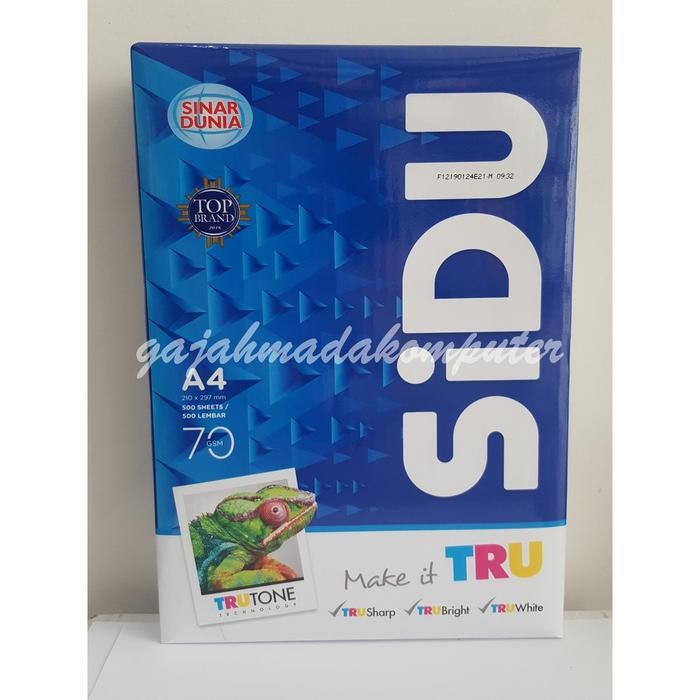 

Kertas HVS A4 70 gr 70 gsm 70gram SIDU Sinar Dunia