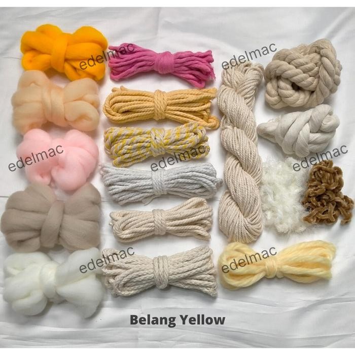 

Limited Edition Paket Weaving Tapestry Kit Macrame Tali Katun