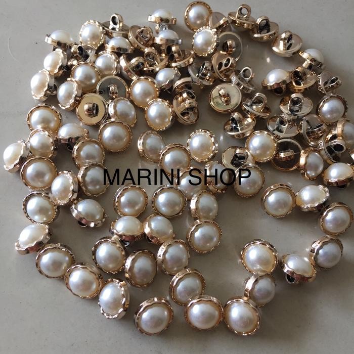 

Kancing mutiara M ukuran 13 mili clr gold