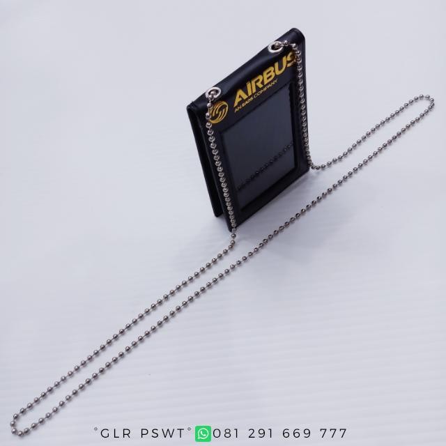 

Tempat ID CARD Magnet Airbus + Kalung rantai