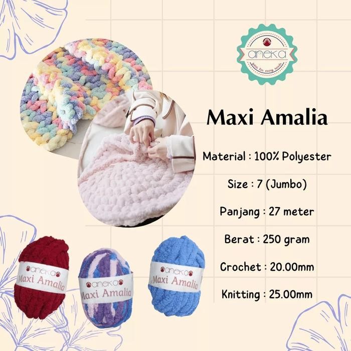 

Benang Rajut Maxi Amalia - Yarn Selimut Rajut- Chenille Jumbo Part 1