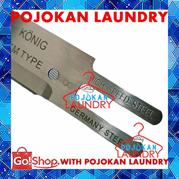 

Pisau Mesin Potong Lurus Straight Knife 8" inch Merek KM "GERMANY