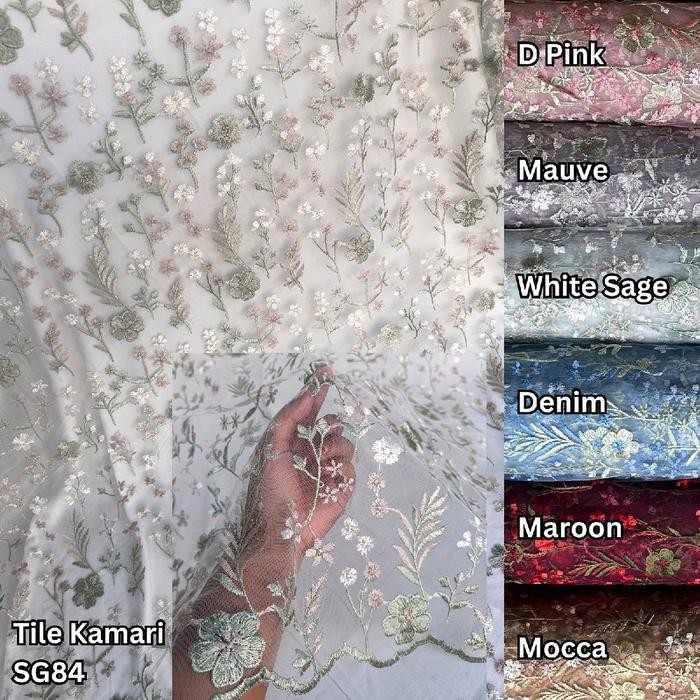 

Kain Tile Garden Kamari SG84 (Lebar 135cm) - Cocok Untuk Kombinasi Dress Pesta Pakaian