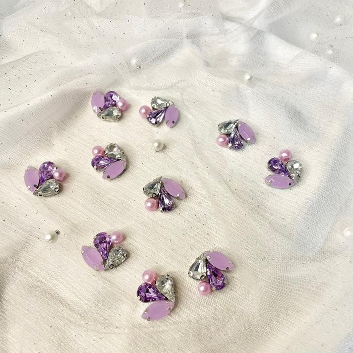 

Payet Rangkai Tabur Kebaya Chungky Beads T02 Grey