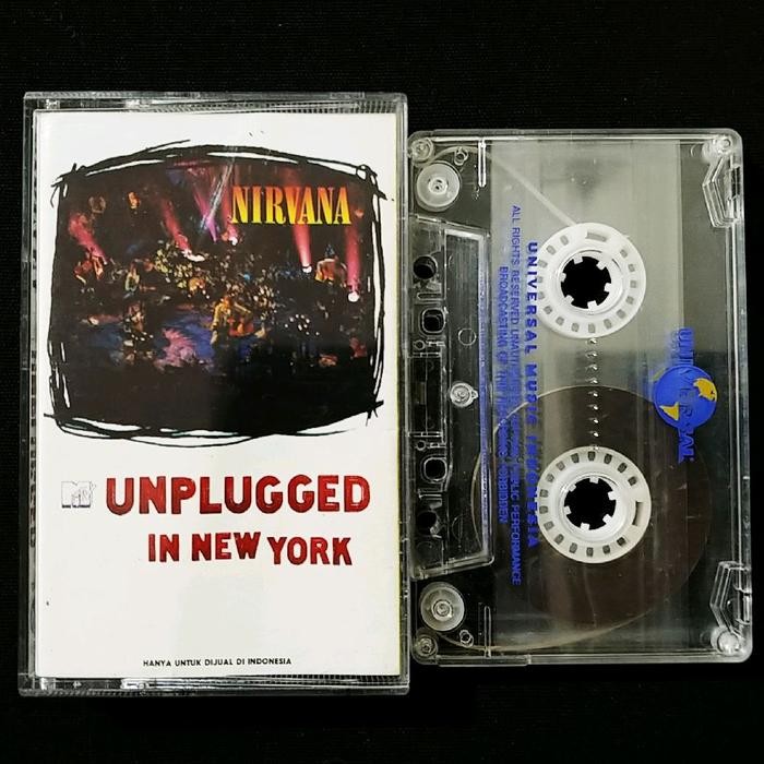 Kaset Pita Nirvana Unplugged In New York Pasti Ori